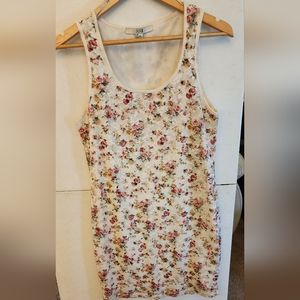 Floral lace tank Dress